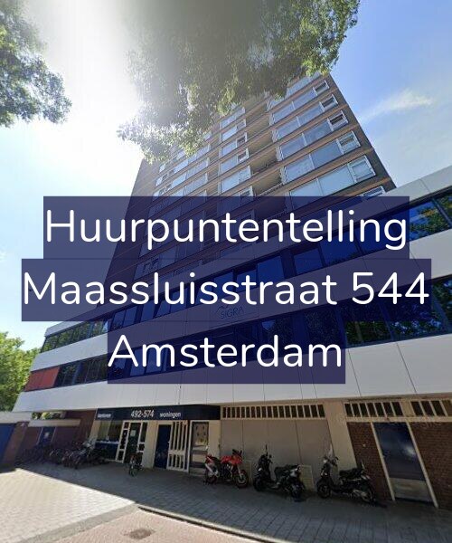 Foto gevel Huurpuntentelling voor Maassluisstraat 544, Amsterdam