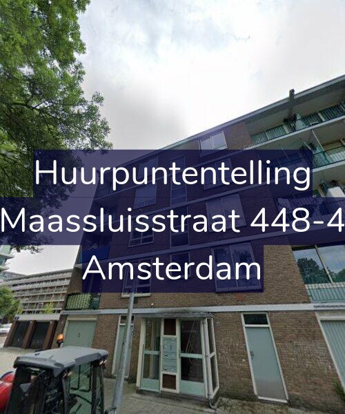 Foto gevel Huurpuntentelling voor Maassluisstraat 448-4, Amsterdam