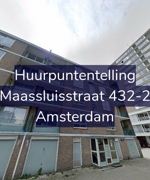 Foto gevel Huurpuntentelling voor Maassluisstraat 432-2, Amsterdam