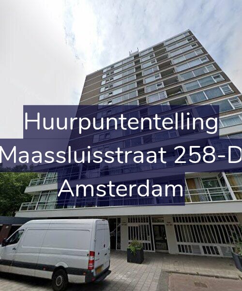Foto gevel Huurpuntentelling voor Maassluisstraat 258-D, Amsterdam