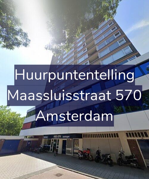 Foto gevel Huurpuntentelling voor Maassluisstraat 570, Amsterdam