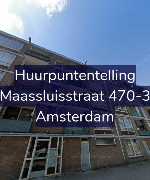 Foto gevel Huurpuntentelling voor Maassluisstraat 470-3, Amsterdam