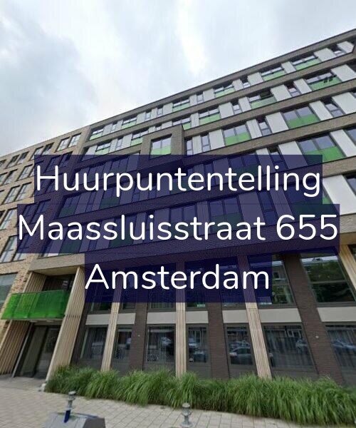 Foto gevel Huurpuntentelling voor Maassluisstraat 655, Amsterdam