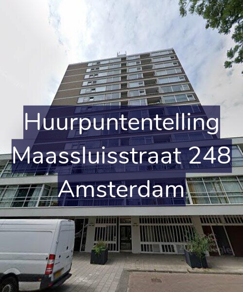 Foto gevel Huurpuntentelling voor Maassluisstraat 248, Amsterdam