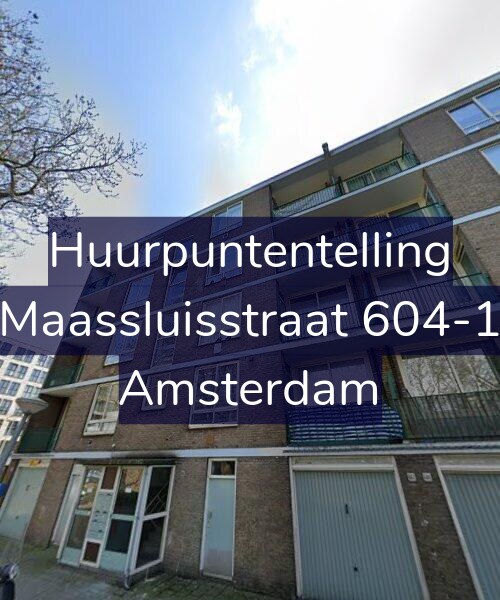 Foto gevel Huurpuntentelling voor Maassluisstraat 604-1, Amsterdam