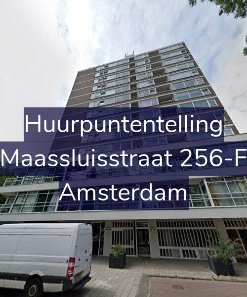 Foto gevel Huurpuntentelling voor Maassluisstraat 256-F, Amsterdam