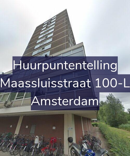Foto gevel Huurpuntentelling voor Maassluisstraat 100-L, Amsterdam