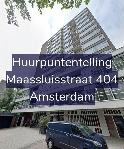 Foto gevel Huurpuntentelling voor Maassluisstraat 404, Amsterdam