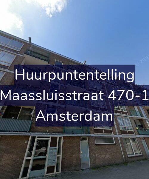 Foto gevel Huurpuntentelling voor Maassluisstraat 470-1, Amsterdam