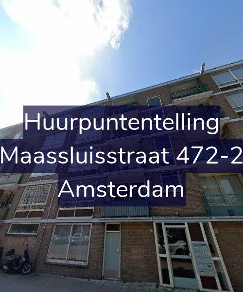 Foto gevel Huurpuntentelling voor Maassluisstraat 472-2, Amsterdam