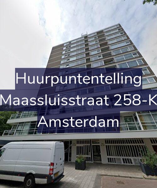 Foto gevel Huurpuntentelling voor Maassluisstraat 258-K, Amsterdam