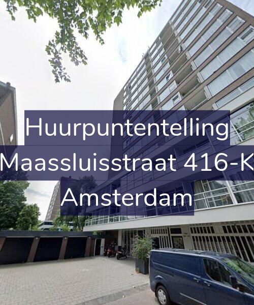 Foto gevel Huurpuntentelling voor Maassluisstraat 416-K, Amsterdam