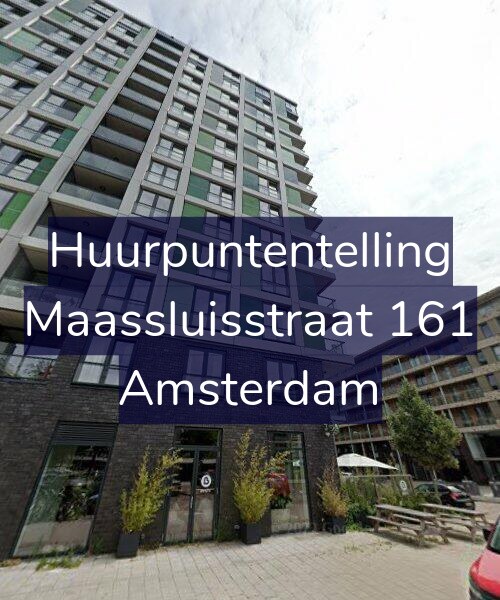 Foto gevel Huurpuntentelling voor Maassluisstraat 161, Amsterdam