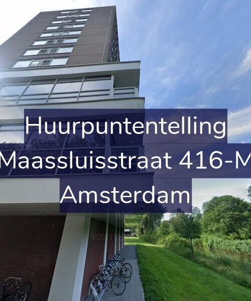 Foto gevel Huurpuntentelling voor Maassluisstraat 416-M, Amsterdam