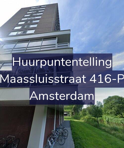 Foto gevel Huurpuntentelling voor Maassluisstraat 416-P, Amsterdam
