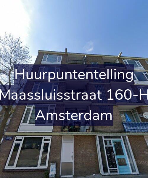 Foto gevel Huurpuntentelling voor Maassluisstraat 160-H, Amsterdam