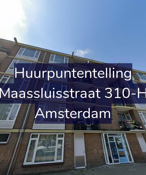 Foto gevel Huurpuntentelling voor Maassluisstraat 310-H, Amsterdam