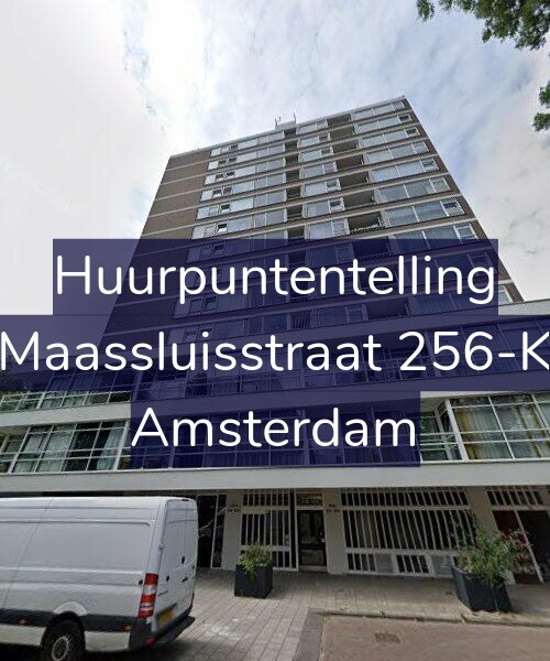 Foto gevel Huurpuntentelling voor Maassluisstraat 256-K, Amsterdam