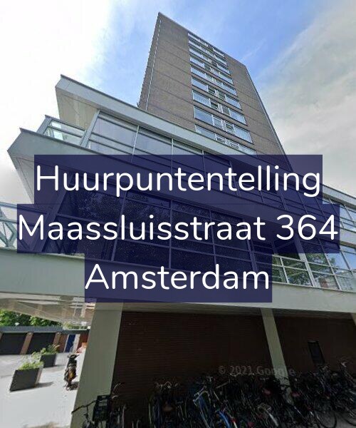 Foto gevel Huurpuntentelling voor Maassluisstraat 364, Amsterdam