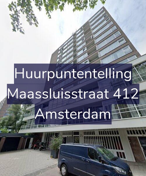 Foto gevel Huurpuntentelling voor Maassluisstraat 412, Amsterdam