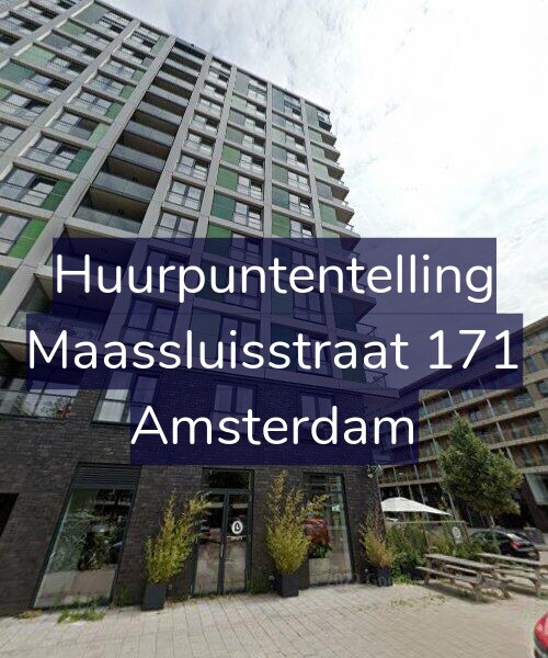 Foto gevel Huurpuntentelling voor Maassluisstraat 171, Amsterdam