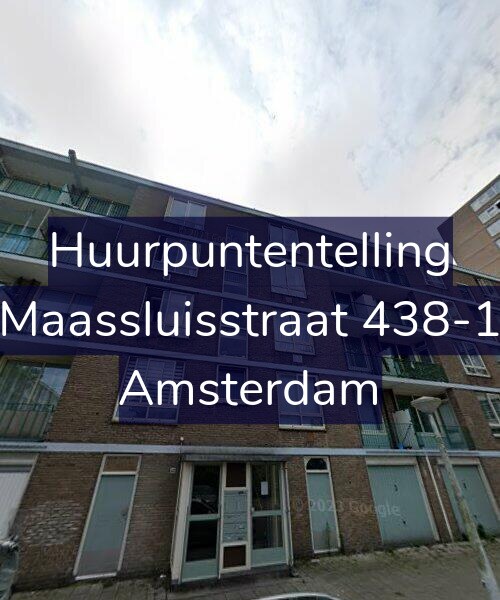 Foto gevel Huurpuntentelling voor Maassluisstraat 438-1, Amsterdam