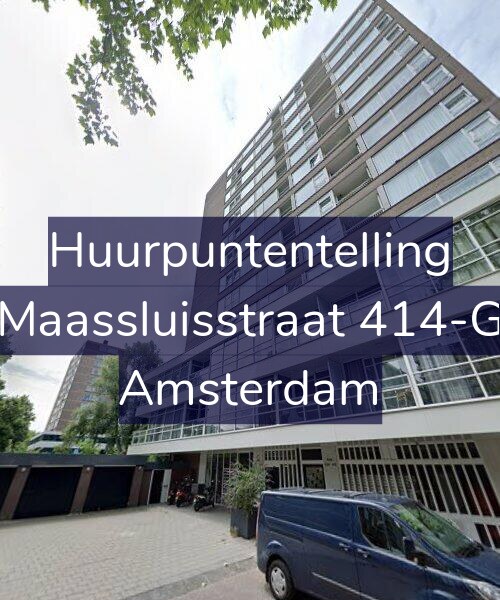 Foto gevel Huurpuntentelling voor Maassluisstraat 414-G, Amsterdam