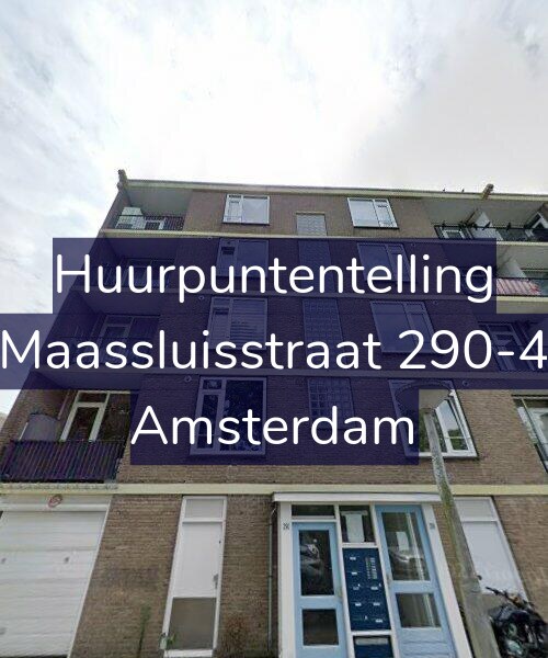 Foto gevel Huurpuntentelling voor Maassluisstraat 290-4, Amsterdam