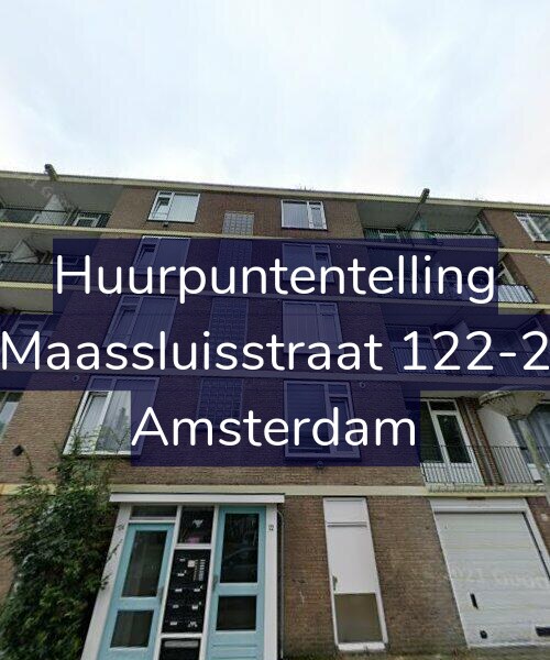 Foto gevel Huurpuntentelling voor Maassluisstraat 122-2, Amsterdam