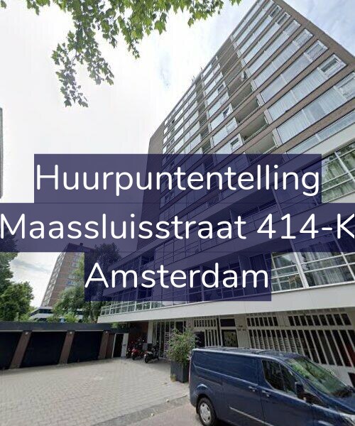 Foto gevel Huurpuntentelling voor Maassluisstraat 414-K, Amsterdam