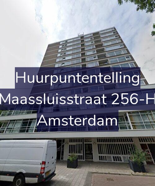 Foto gevel Huurpuntentelling voor Maassluisstraat 256-H, Amsterdam