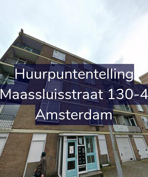Foto gevel Huurpuntentelling voor Maassluisstraat 130-4, Amsterdam