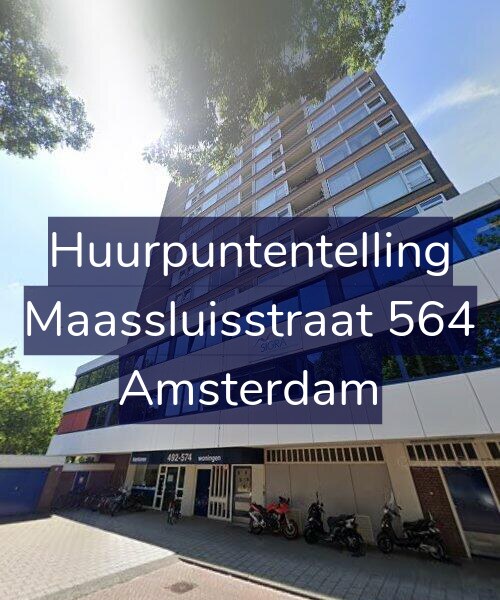 Foto gevel Huurpuntentelling voor Maassluisstraat 564, Amsterdam