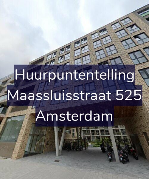 Foto gevel Huurpuntentelling voor Maassluisstraat 525, Amsterdam
