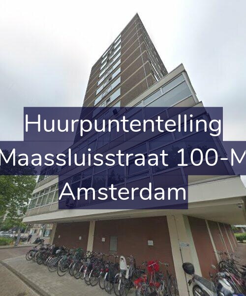 Foto gevel Huurpuntentelling voor Maassluisstraat 100-M, Amsterdam