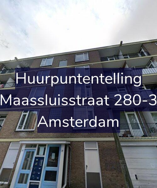 Foto gevel Huurpuntentelling voor Maassluisstraat 280-3, Amsterdam