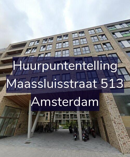 Foto gevel Huurpuntentelling voor Maassluisstraat 513, Amsterdam