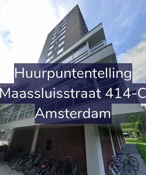 Foto gevel Huurpuntentelling voor Maassluisstraat 414-C, Amsterdam