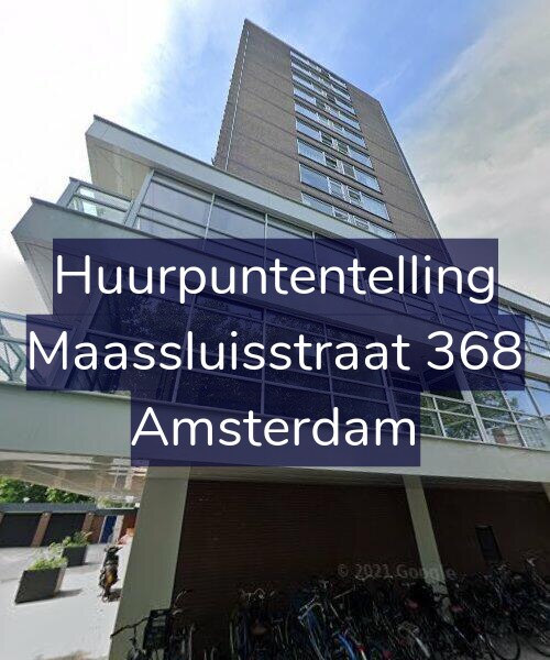Foto gevel Huurpuntentelling voor Maassluisstraat 368, Amsterdam