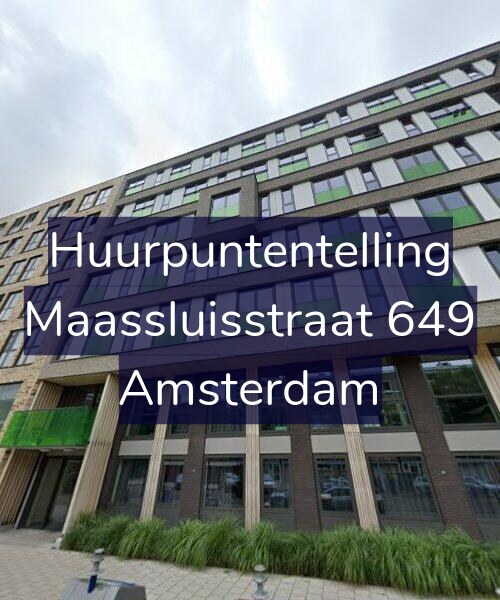Foto gevel Huurpuntentelling voor Maassluisstraat 649, Amsterdam