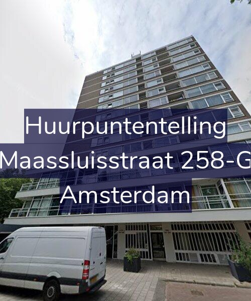 Foto gevel Huurpuntentelling voor Maassluisstraat 258-G, Amsterdam