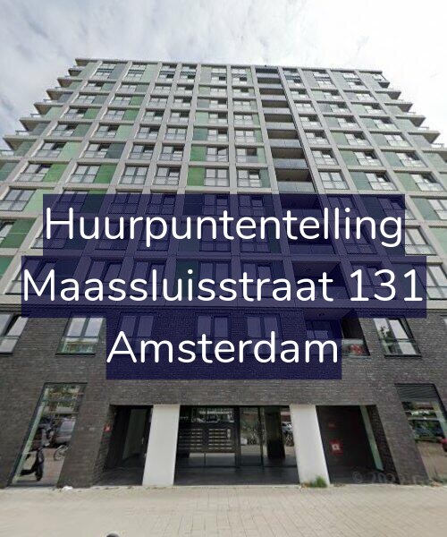 Foto gevel Huurpuntentelling voor Maassluisstraat 131, Amsterdam