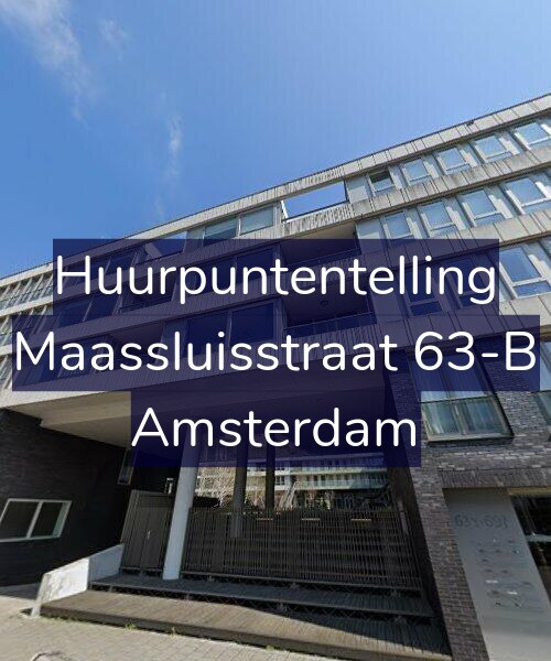 Foto gevel Huurpuntentelling voor Maassluisstraat 63-B, Amsterdam