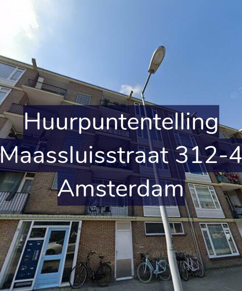 Foto gevel Huurpuntentelling voor Maassluisstraat 312-4, Amsterdam