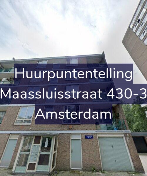 Foto gevel Huurpuntentelling voor Maassluisstraat 430-3, Amsterdam