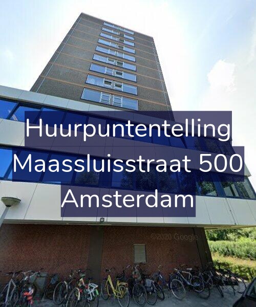 Foto gevel Huurpuntentelling voor Maassluisstraat 500, Amsterdam