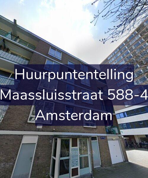 Foto gevel Huurpuntentelling voor Maassluisstraat 588-4, Amsterdam