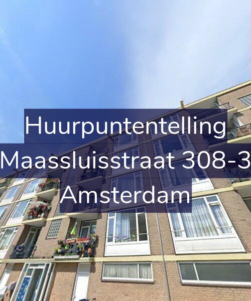 Foto gevel Huurpuntentelling voor Maassluisstraat 308-3, Amsterdam
