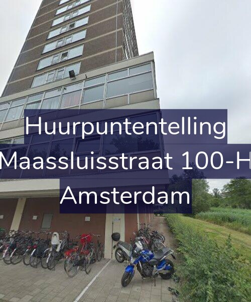Foto gevel Huurpuntentelling voor Maassluisstraat 100-H, Amsterdam