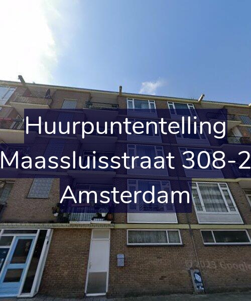 Foto gevel Huurpuntentelling voor Maassluisstraat 308-2, Amsterdam